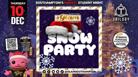 😻 Glam Thursdays | ❄️☃️ SNOW PARTY❄️☃️ Southampton's Best Student Night! 😻 £1 Corky's All Night! 🥃