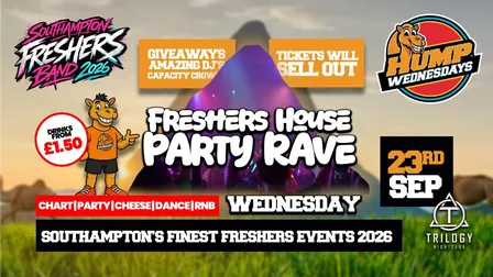 🐫 Hump Wednesdays 🐫 Freshers Project X House Party! 🥤