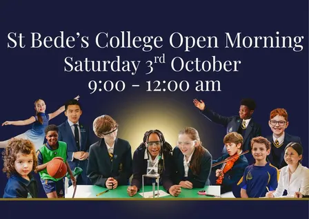 St Bede's Whole College Open Morning - 3rd October 2026 (Open Event)