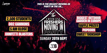 The Official London Freshers Moving In Party @ Studio 338