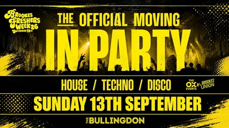 Freshers Underground Rave (The Bullingdon)