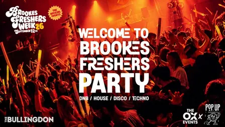 Welcome to Oxford Brookes Freshers || Saturday Night Special.