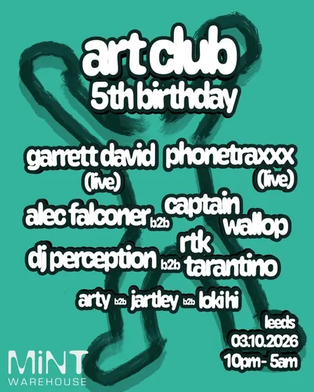 Art Club 5th Birthday @ MiNT Warehouse