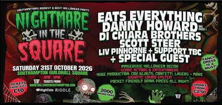 🎃 NIGHTMARE IN THE SQUARE - Southampton's BIGGEST Halloween party! 🎃