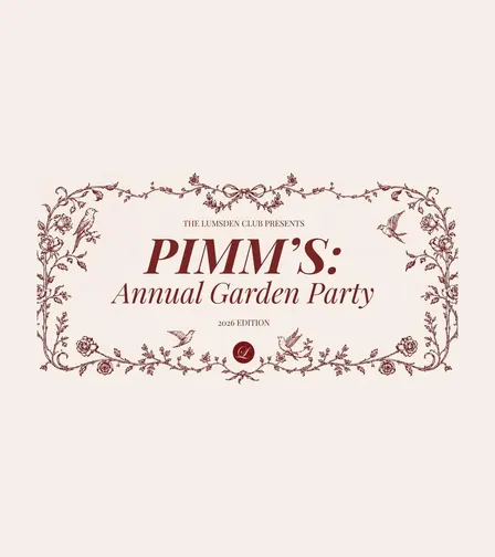 PIMM'S: Lumsden's End of Summer Party