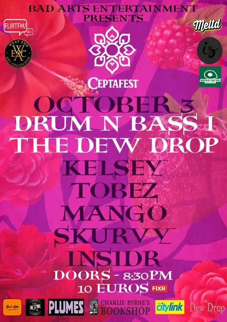 CeptaFest IV - DNB I - KELSEY, TOBEZ, MANGO, SKURVY, INSIDR
