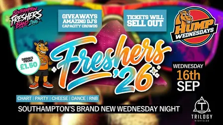 🐫 Hump Wednesdays 🐫 Freshers Launch Party! 🚀