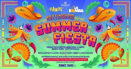 Nottingham's Summer Fiesta 2026 | VAMOS X LA BOMBA