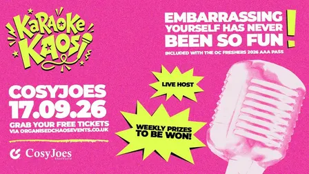 Karaoke Kaos | Freshers | CosyJoes