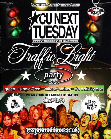 CU NEXT TUESDAY | TRAFFIC LIGHT PARTY 🚦 | 06/10/2026