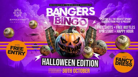 BANGERS BINGO - HALLOWEEN EDITION