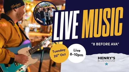 Henry Blues - “8 BEFORE AVA” LIVE!