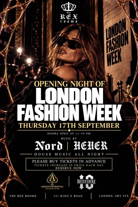 LONDON FASHION WEEK – OPENING NIGHT PARTY