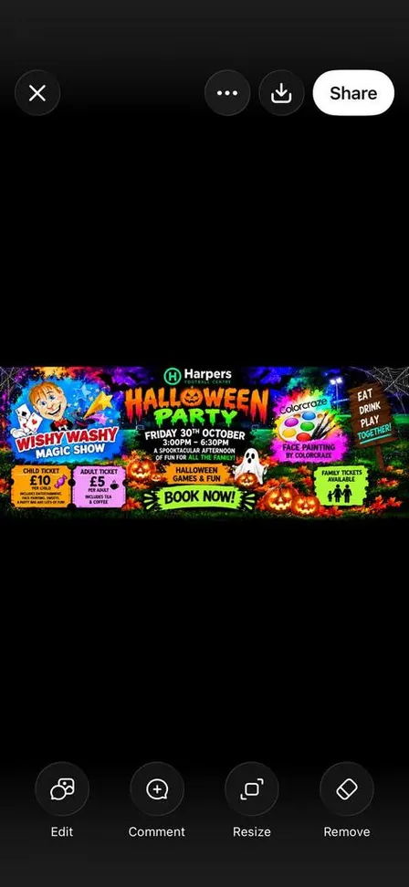 Harpers Halloween Party
