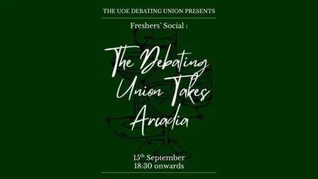 Fresher's Social: The Debating Union takes Arcadia!