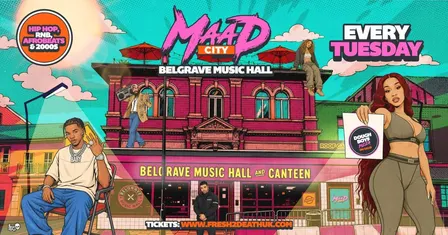MAAD CITY HALLOWEEN at Belgrave Music Hall - Tues 27th Oct