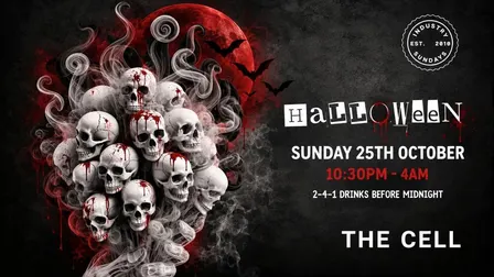 Sundays @ The Cell HALLOWEEN SPECIAL! - 241 DRINKS BEFORE MIDNIGHT