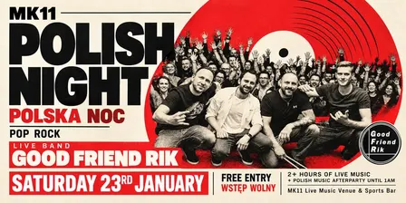 Polish Night - Polska Noc: Pop Rock - Free Entry