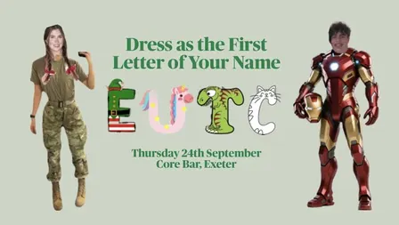 Dress as the First Letter of Your Name