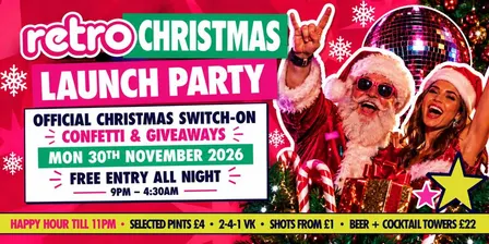 🎄 RETRO CHRISTMAS LAUNCH PARTY 2026 🎄