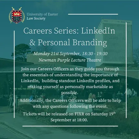 Careers Series: LinkedIn & Personal Branding