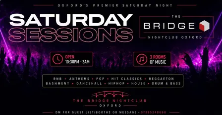 Saturday Sessions at Bridge nightclub