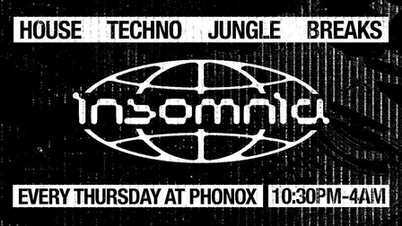 Insomnia London: House, Techno, DnB, Jungle