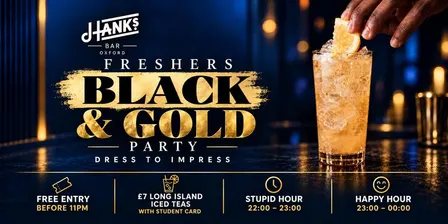 Freshers Black and Gold Party