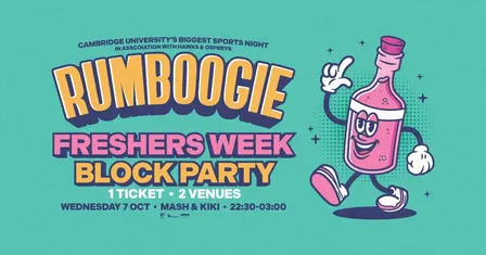 Rumboogie - Cam Uni Freshers Week Block Party