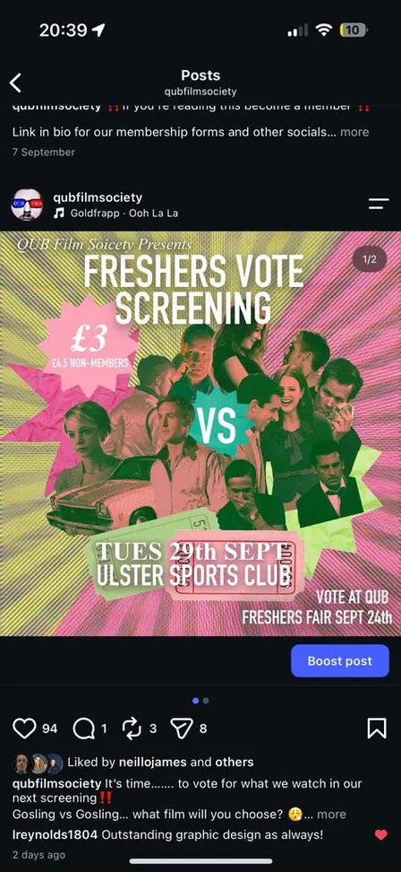 Freshers Vote Screening!!