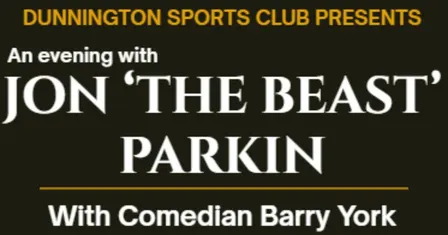 An evening with Jon 'The Beast' Parkin