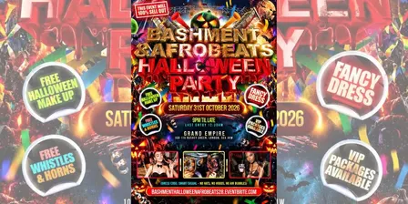 Bashment & Afrobeats - Halloween Party