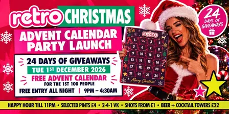 🎁 RETRO ADVENT CALENDAR PARTY LAUNCH 🎄