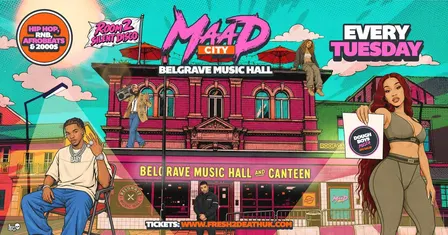 MAAD CITY HALLOWEEN at Belgrave Music Hall - Tues 27th Oct
