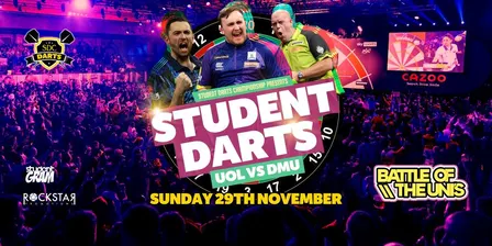 Student Darts! Battle of the Uni's - UOL vs DMU!
