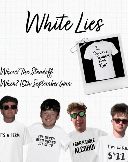 White Lies Social!!
