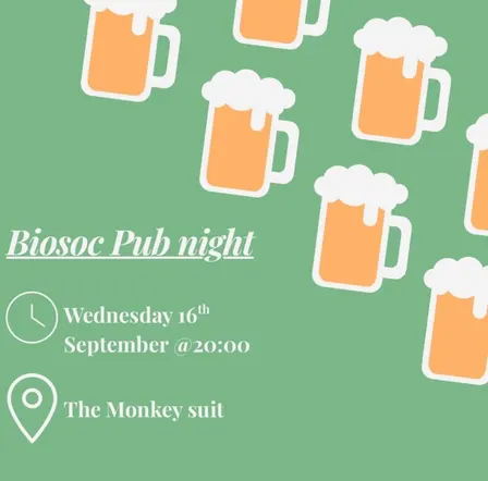 BioSoc Pub Night !