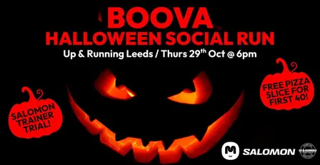 BOOVA Halloween Run Club: Steps, Slices & Salomon @ Up & Running and Belgrave