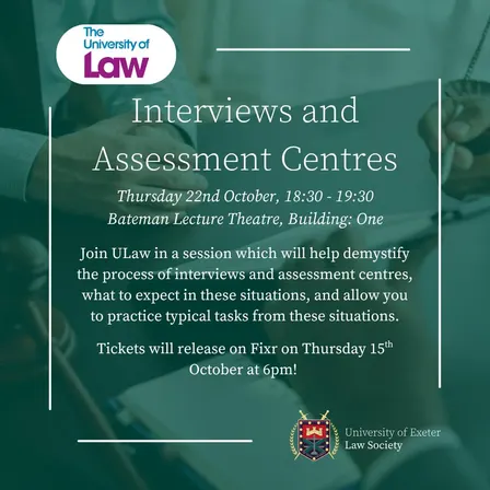 ULAW: Interviews and Assessment Centres
