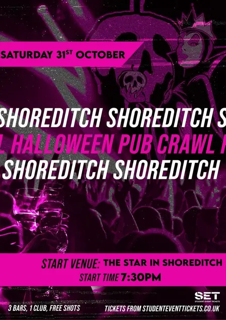 HALLOWEEN SHOREDITCH PUB CRAWL - SATURDAY 31ST OCTOBER