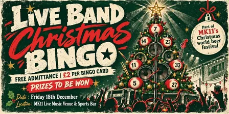 Live Band Christmas Bingo - Free Entry