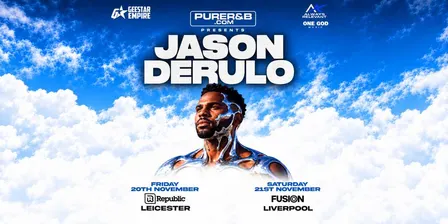 Pure R&B Presents Jason Derulo Live In Liverpool
