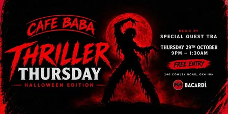 THRILLER THURSDAY (THURSDAY HALLOWEEN SPECIAL)