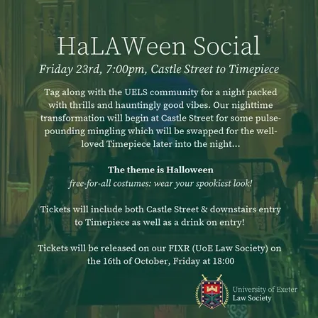 UELS Halloween Social