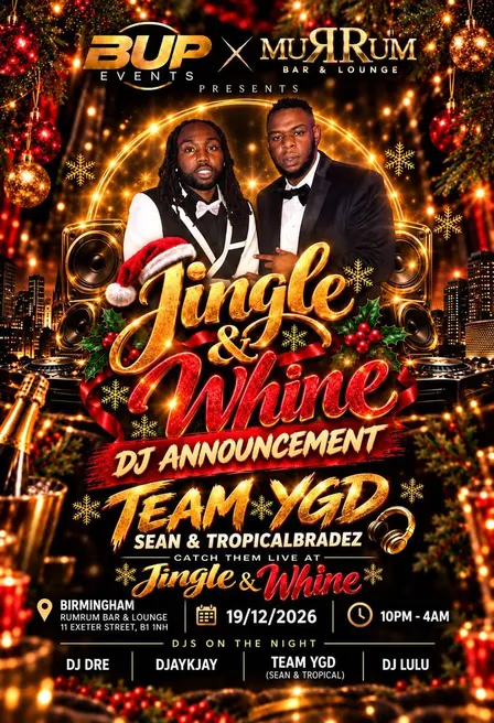 🎄 BUP EVENTS × RUMRUM PRESENTS: JINGLE & WHINE 🎄