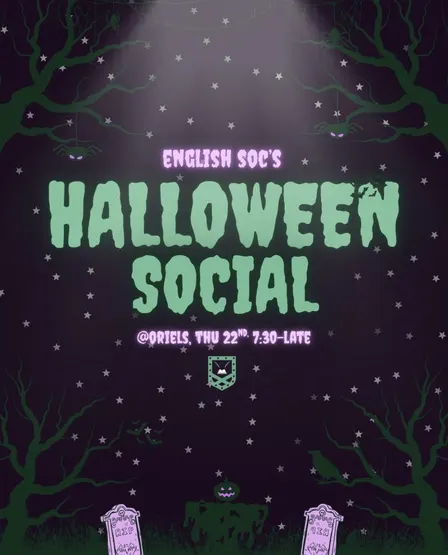 English Society Halloween Social