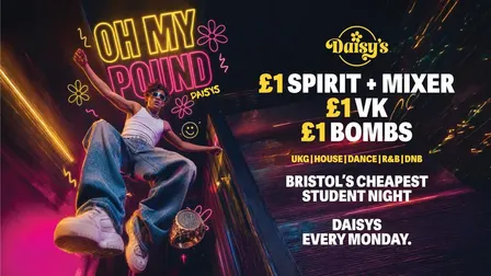 Oh My Pound Mondays - £1 Drinks