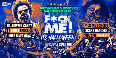 F*CK ME It's Halloween - Birmingham
