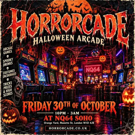 HORRORCADE - London's Biggest Halloween & Arcade Party