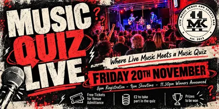 Music Quiz LIVE | Live Band & Music Quiz - Free Entry